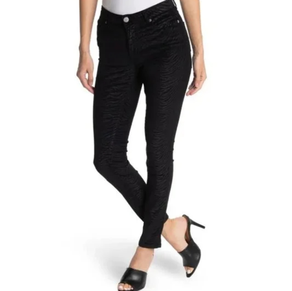 Ted Baker London Pants,  skinny pants jeans, dehbra zebra print, size 28
